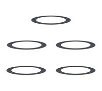 vidaXL adapté pour Anneaux d'arbre Plats 5 pcs Anthracite Ø90 / 120 cm, Décor Moderne pour Jardin et terrasse, Protecteur d'arbre Durable, Accessoire de Jardin, Garde-Racines