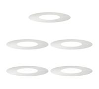 vidaXL adapté pour Anneaux d'arbre Plats 5 pcs Argent Ø30 / 60 cm, Décor Moderne pour Jardin et terrasse, Protecteur d'arbre Durable, Accessoire de Jardin, Garde-Racines