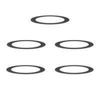 vidaXL Ensemble de Jardinières Noires Noir Plastique Grand Durable