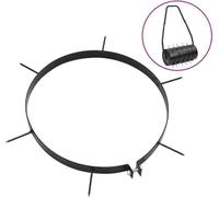 vidaXL Colliers a¿¿rateurs de pelouse 5 pcs avec pointes ? 30 cm fer