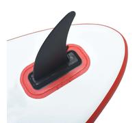 vidaXL Aileron central pour planche de SUP 18,3 x 21,2 cm plastique noir