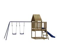 Vidaxl Aire De Jeux D'extérieur Bois De Pin Imprégné