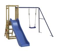 vidaXL Aire de Jeux d'extérieur Bois de pin imprégné, Ensemble de Jeu, Ensemble de Jeu en Bois, Ensemble de Terrain de Jeu
