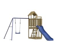 Aire de jeux d'extérieur bois de pin imprégné, ensemble de jeu, ensemble de jeu en bois, ensemble de terrain de jeu 3155842