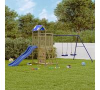 Vidaxl Aire De Jeux D'extérieur Bois De Pin Imprégné