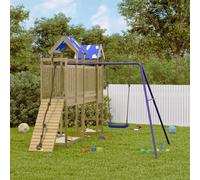 Vidaxl Aire De Jeux D'extérieur Bois De Pin Imprégné