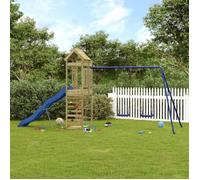 vidaXL Aire de jeux d'extérieur bois de pin imprégné, ensemble de jeu, ensemble de jeu en bois, ensemble de terrain de jeu 3156978