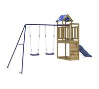 vidaXL Aire de jeux d'extérieur – Ensemble de jeu en bois de pin imprégné