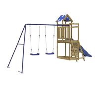 Vidaxl Aire De Jeux D'extérieur Bois De Pin Imprégné