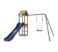 vidaXL Aire de jeux d'extérieur bois de pin imprégné, ensemble de jeu, ensemble de jeu en bois, ensemble de terrain de jeu 3155857