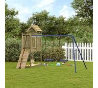 Vidaxl Aire De Jeux D'extérieur Bois De Pin Imprégné