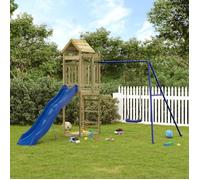 Aire de Jeux d'Extérieur Escalade Balançoire Jardin Bois de Pin Massif vidaXL