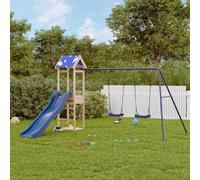 Vidaxl Aire De Jeux D'extérieur Bois De Pin Massif