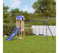 vidaXL Aire de jeux d'extérieur bois de pin massif, ensemble de jeu, ensemble de jeu en bois, ensemble de terrain de jeu 3278956