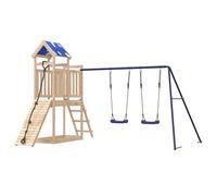 Vidaxl Aire De Jeux D'extérieur Bois De Pin Massif