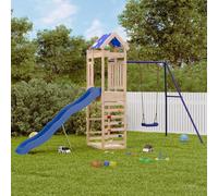 Vidaxl Aire De Jeux D'extérieur Bois De Pin Massif