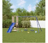 vidaXL Aire de jeux d'extérieur bois de pin massif, ensemble de jeu, ensemble de jeu en bois, ensemble de terrain de jeu 3155957