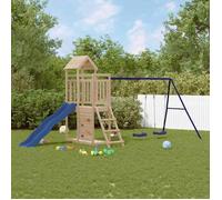 vidaXL Aire de jeux d'extérieur bois de pin massif, ensemble de jeu, ensemble de jeu en bois, ensemble de terrain de jeu 3155894