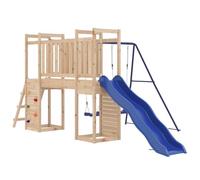 vidaXL Aire de Jeux d'extérieur Bois de pin Massif, Ensemble de Jeu, Ensemble de Jeu en Bois, Ensemble de Terrain de Jeu, équipement de Terrain de Jeu