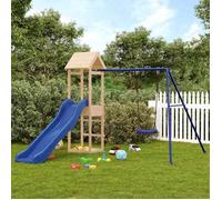 vidaXL Aire de jeux d'extérieur bois de pin massif, ensemble de jeu, ensemble de jeu en bois, ensemble de terrain de jeu 3155855