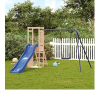 vidaXL Aire de jeux d'extérieur bois de pin massif, ensemble de jeu, ensemble de jeu en bois, ensemble de terrain de jeu 3155924