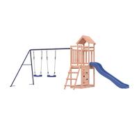 vidaXL Aire de jeux d'extérieur bois massif de douglas, ensemble de jeu, ensemble de jeu en bois, ensemble de terrain de jeu