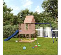 vidaXL Aire de jeux d'extérieur bois massif de douglas, ensemble de jeu, ensemble de jeu en bois, ensemble de terrain de jeu