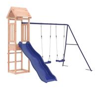 vidaXL Aire de Jeux d'extérieur Bois Massif de Douglas, Ensemble de Jeu, Ensemble de Jeu en Bois, Ensemble de Terrain de Jeu