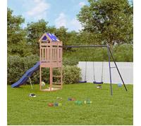 vidaXL Aire de jeux d'extérieur bois massif de douglas, ensemble de jeu, ensemble de jeu en bois, ensemble de terrain de jeu