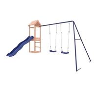 vidaXL Aire de Jeux d'extérieur Bois Massif de Douglas, Ensemble de Jeu, Ensemble de Jeu en Bois, Ensemble de Terrain de Jeu