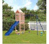vidaXL Aire de Jeux d'Extérieur, Ensemble de Jeu avec Escalade et Balançoire, Tour de Jeu pour Enfant Jardin Terrasse, Bois 3156950