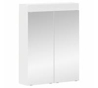 vidaXL Armoire de salle de bain TULUM moderne avec miroir et étagère Blanc