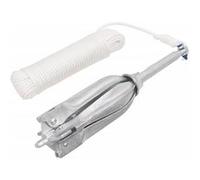 vidaXL Ancre pliable avec corde argenté 10 kg fer malléable, ancre, ancre de bateau, ancre de grappin, ancre de grappin d'ancrage Autre G