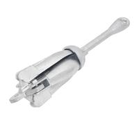 vidaXL Ancre pliante argenté 3,2 kg fer malléable