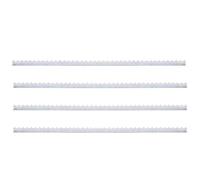 vidaXL Ancres de poteau 4 pcs Métal galvanisé 71 mm