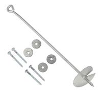 vidaXL Ancres de Terre 6 pcs 10x60 cm Métal galvanisé