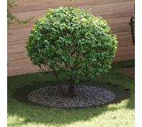 vidaXL Anneau d'arbre plat vert olive Ø90 / 120 cm Acier