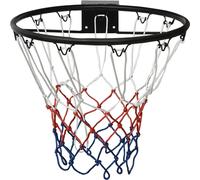 vidaXL Anneau de basket noir 45 cm acier