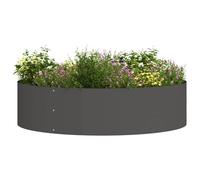 vidaXL Pots en plastique noir Noir Plastique Grand Durable