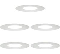 vidaXL Anneaux d'arbre plats 5 pcs Argent Ø30 / 60 cm Acier galvanisé