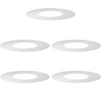 vidaXL Anneaux d'arbre plats 5 pcs Argent Ø30 / 60 cm Acier inoxydable