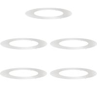 vidaXL Anneaux d'arbre plats 5 pcs Argent Ø30 / 60 cm Acier inoxydable