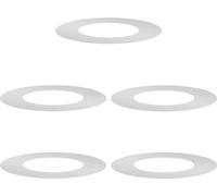 vidaXL Anneaux d'arbre plats 5 pcs Argent Ø40 / 70 cm Acier galvanisé