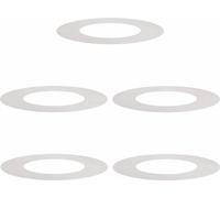 vidaXL Anneaux d'arbre plats 5 pcs Argent Ø40 / 70 cm Acier inoxydable