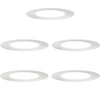 vidaXL Anneaux d'arbre plats 5 pcs Argent Ø50 / 80 cm Acier galvanisé
