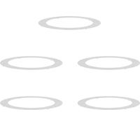 vidaXL Anneaux d'arbre plats 5 pcs Argent Ø90 / 120 cm Acier inoxydable