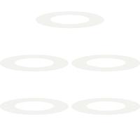 vidaXL Anneaux d'arbre plats 5 pcs Blanc Ø40 / 70 cm Acier