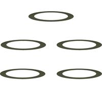 vidaXL Anneaux d'arbre plats 5 pcs Vert olive Ø90 / 120 cm Acier