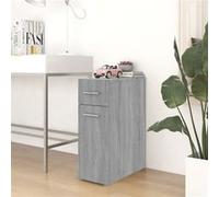 vidaXL Apothekerskast 20x45,5x60 cm bewerkt hout grijs sonoma eiken815865 Gris G