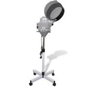 vidaXL Casque vapeur pour salon de coiffure avec base roulante